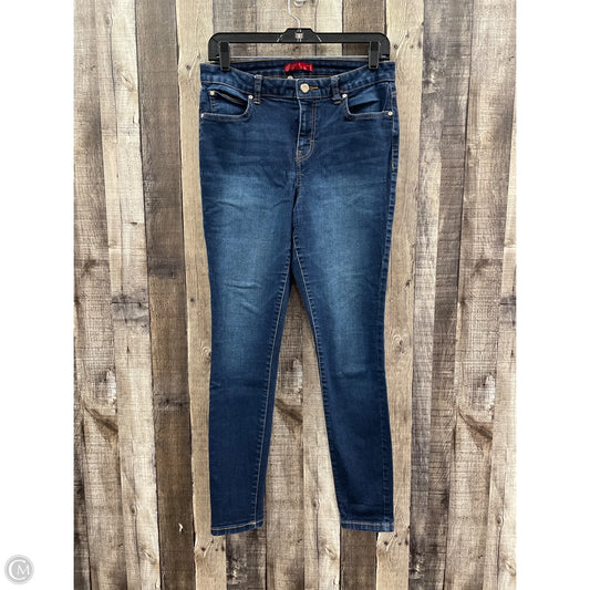 Jeans Skinny By Jennifer Lopez In Blue Denim, Size: 12
