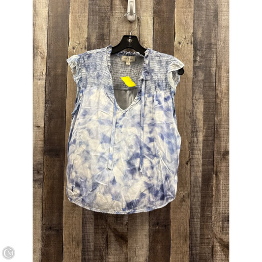Top Short Sleeve By Cloth & Stone In Blue, Size: S