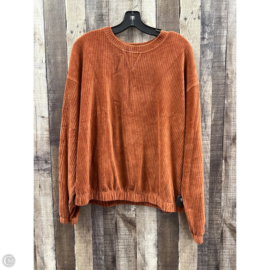 Sweatshirt Crewneck By A New Day In Paisley Print, Size: Xxl