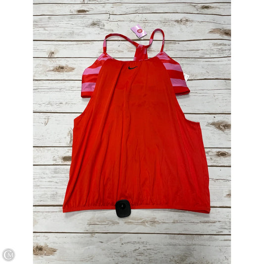 Athletic Tank Top By Nike In Red, Size: M