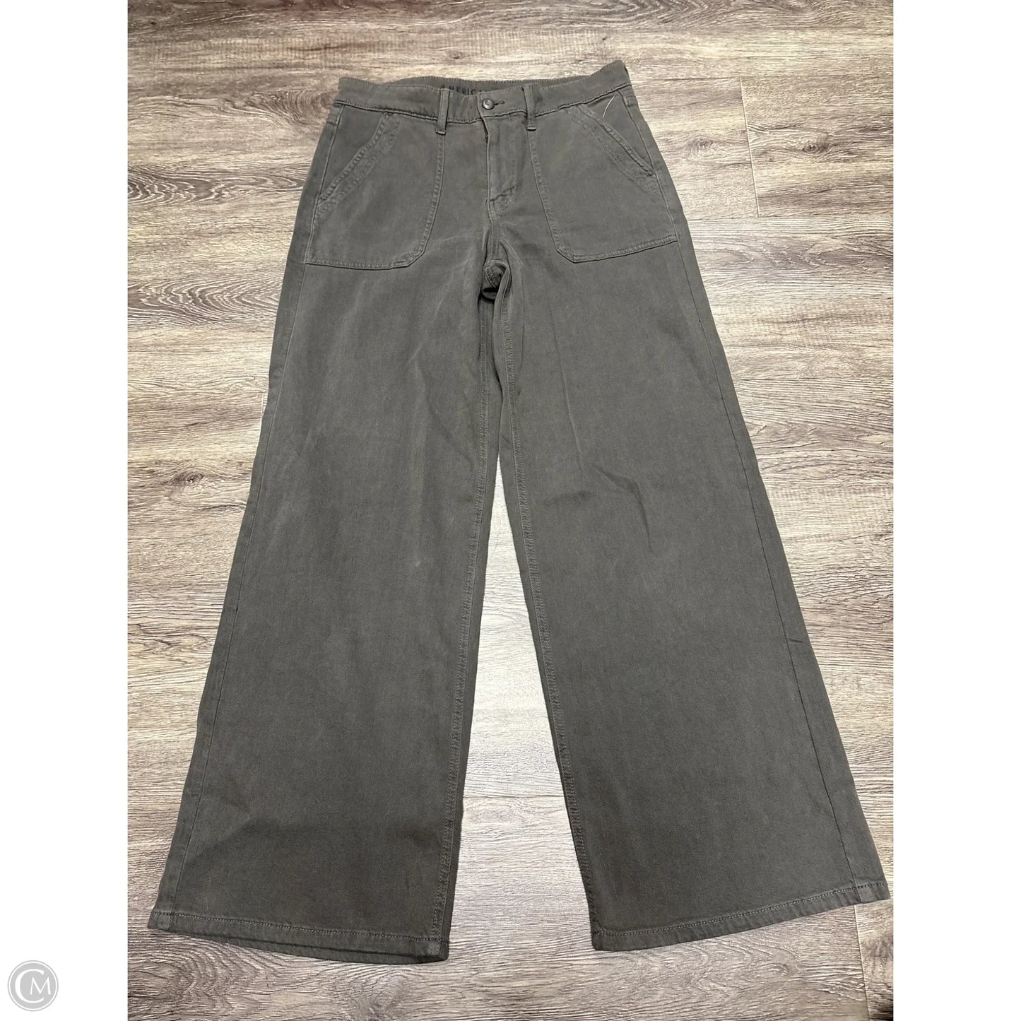Pants Wide Leg By American Eagle In Grey, Size: 8