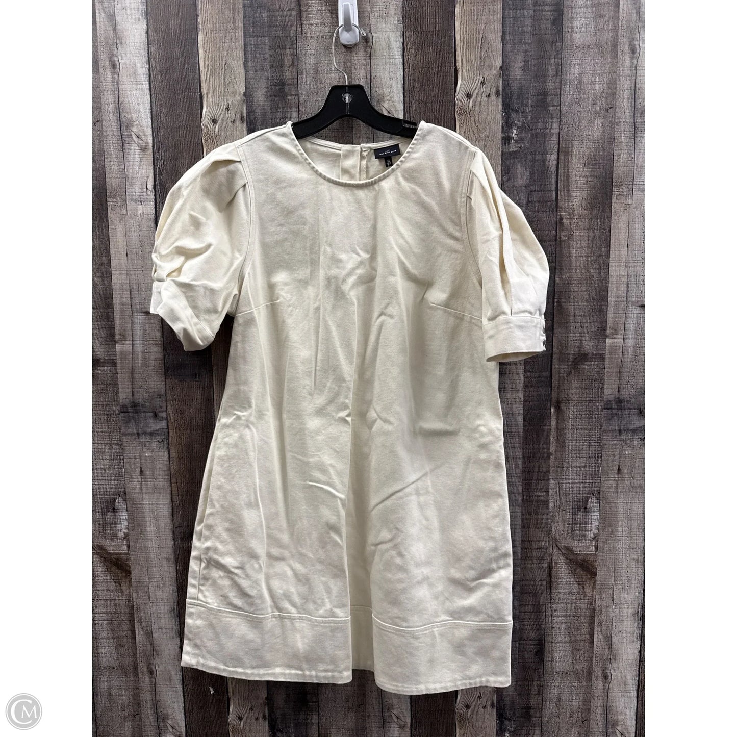 Dress Casual Short By Who What Wear In Cream Denim, Size: Xl