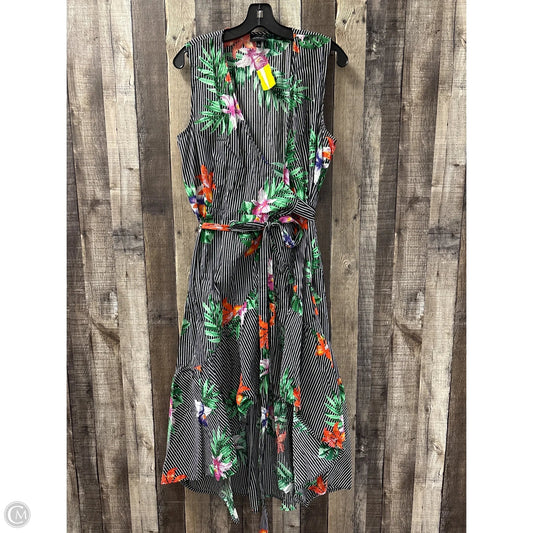 Dress Casual Midi By Who What Wear In Multi-colored, Size: L