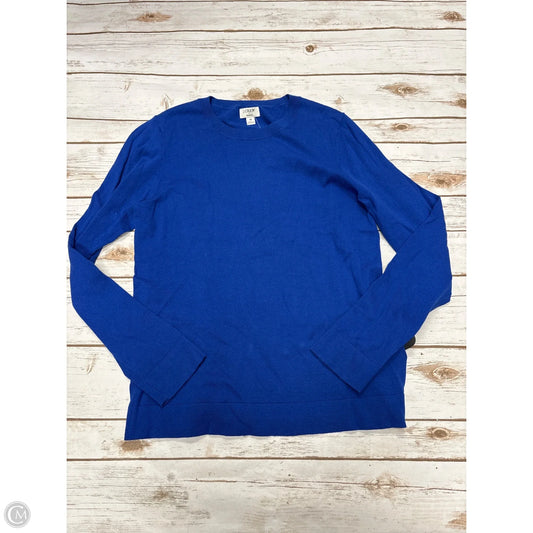 Top Long Sleeve By J. Crew In Blue, Size: M