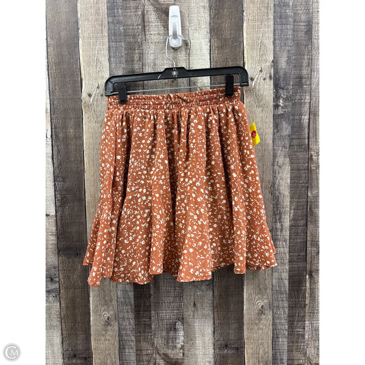 Skirt Mini & Short By Easel In Brown, Size: M