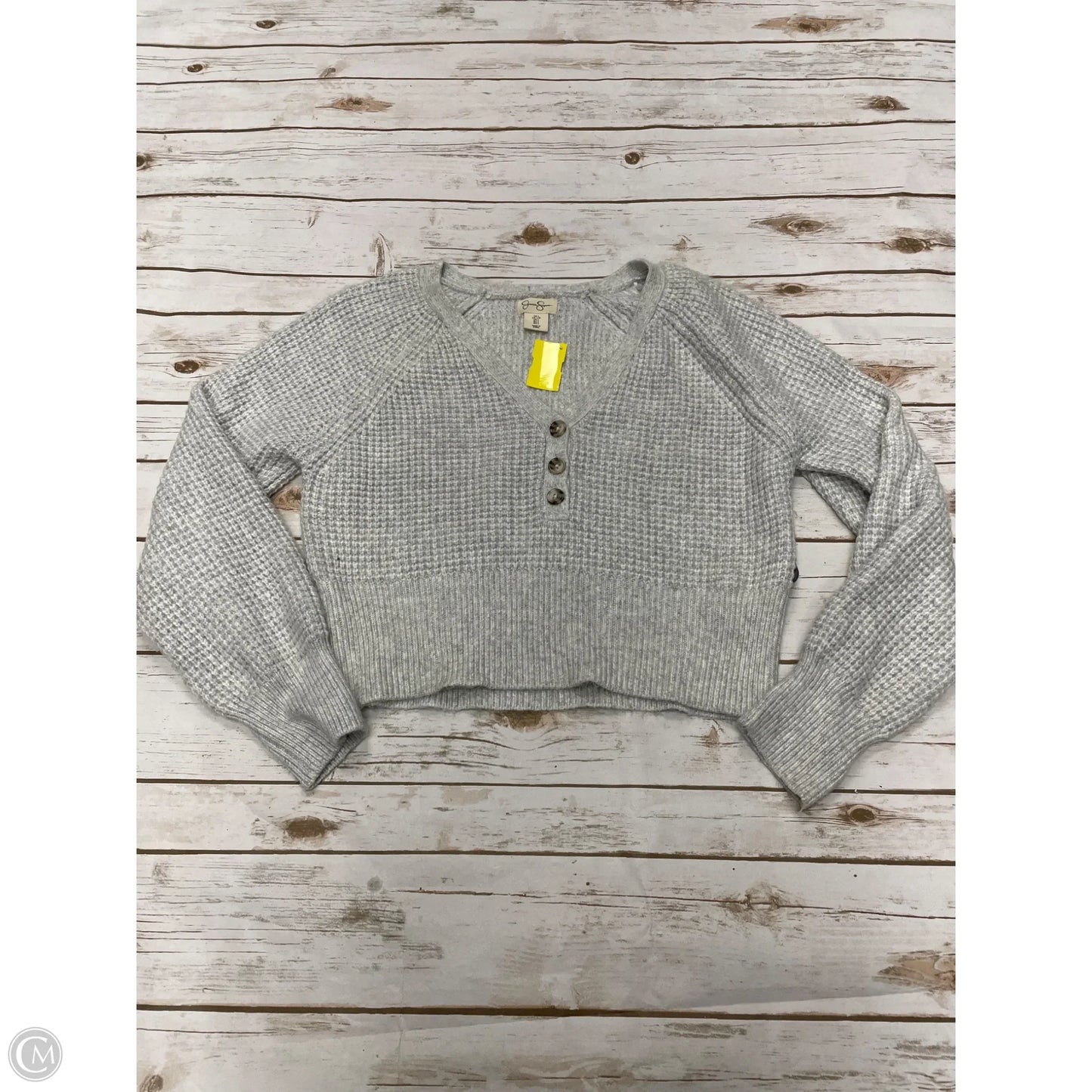 Sweater By Jessica Simpson In Grey, Size: L