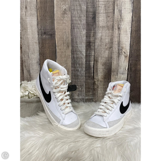 Shoes Athletic By Nike In White, Size: 8