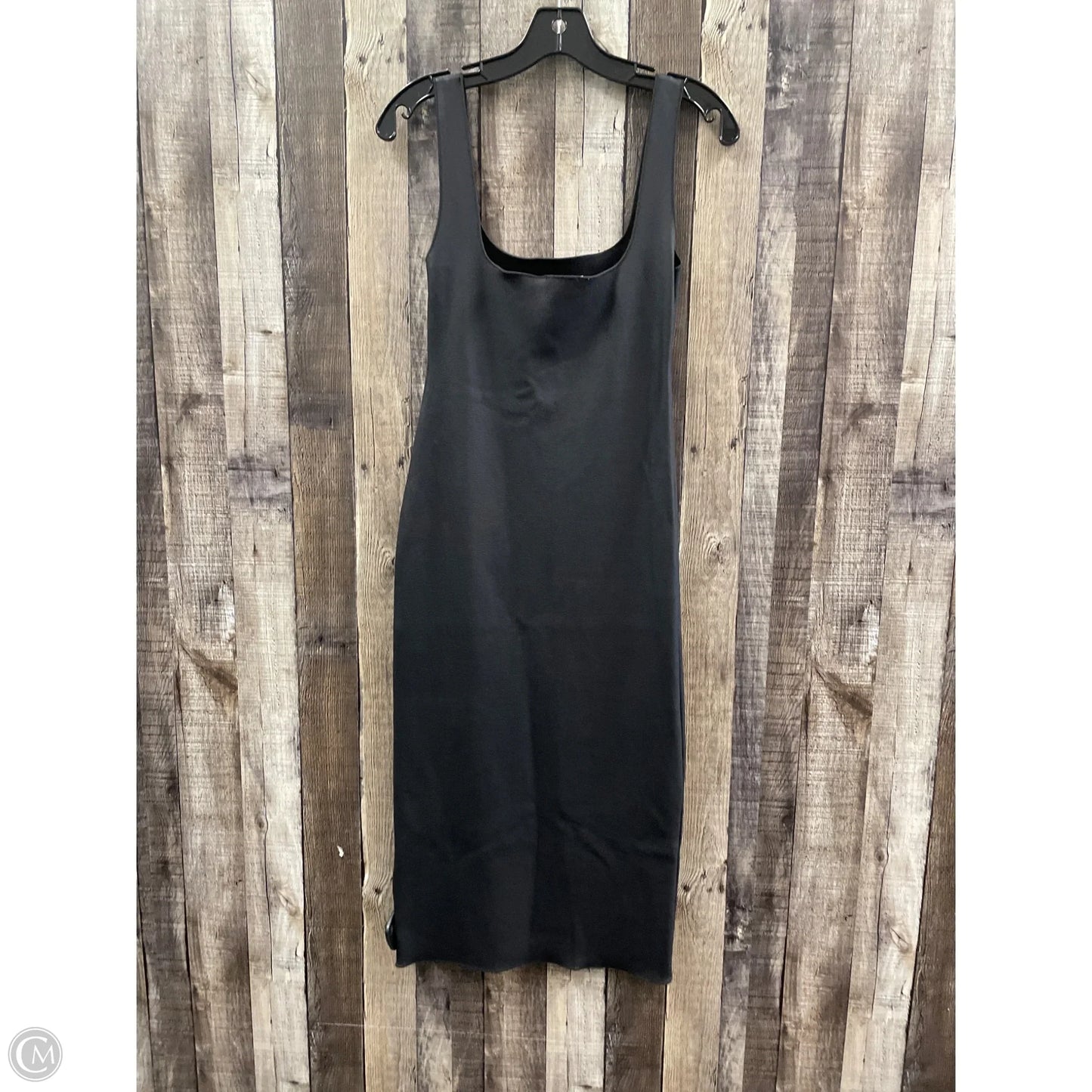 Dress Casual Midi By Zara In Black, Size: M