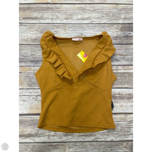Top Sleeveless By Cme In Yellow, Size: M