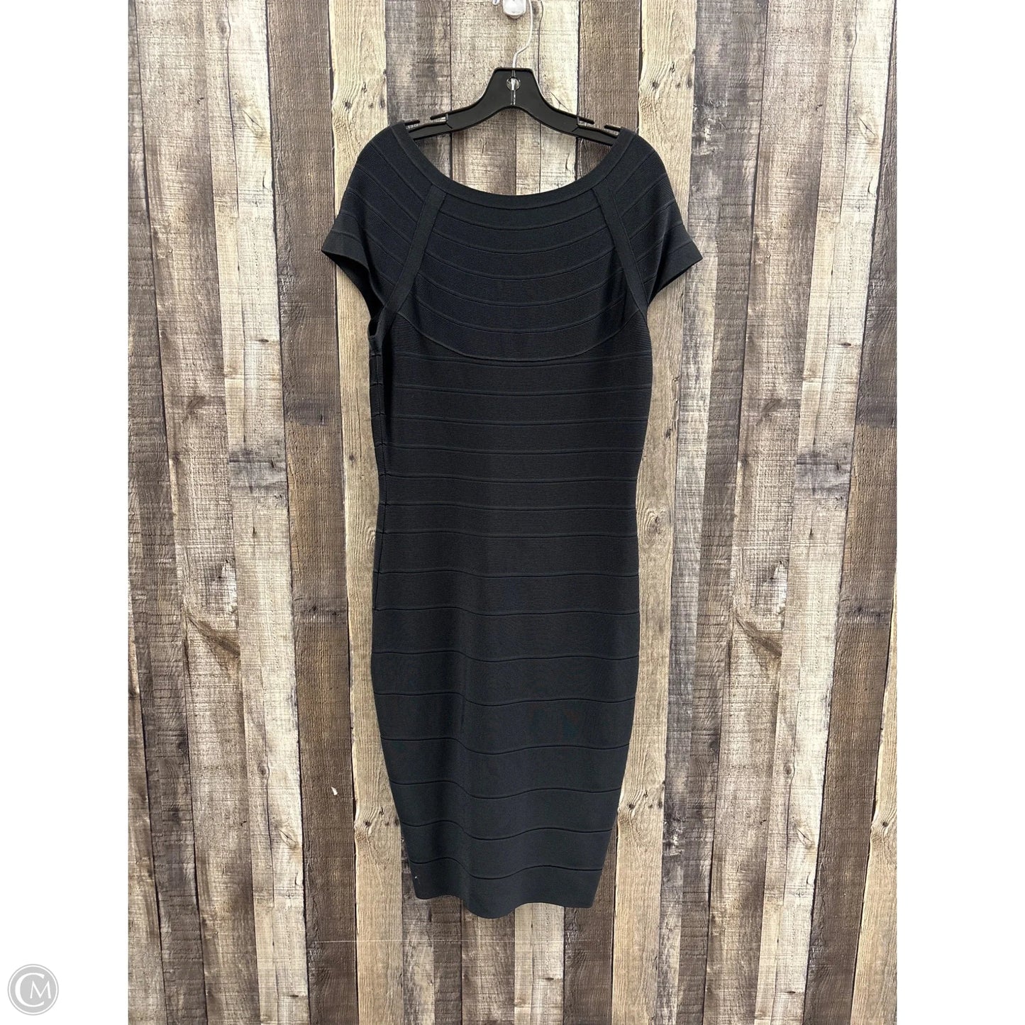 Dress Party Midi By Ann Taylor In Black, Size: L