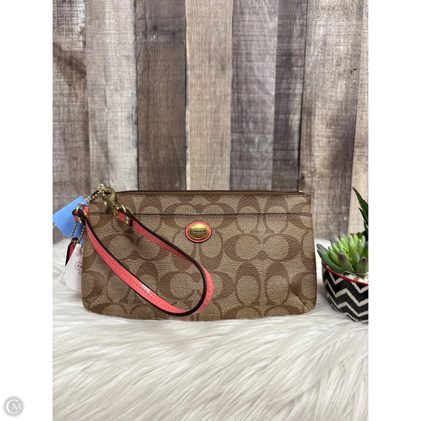 Wristlet Designer By Coach, Size: Small