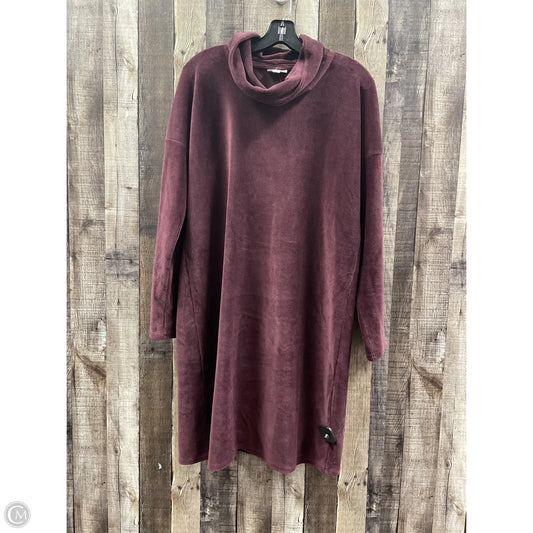 Dress Casual Short By Pure Jill In Maroon, Size: L