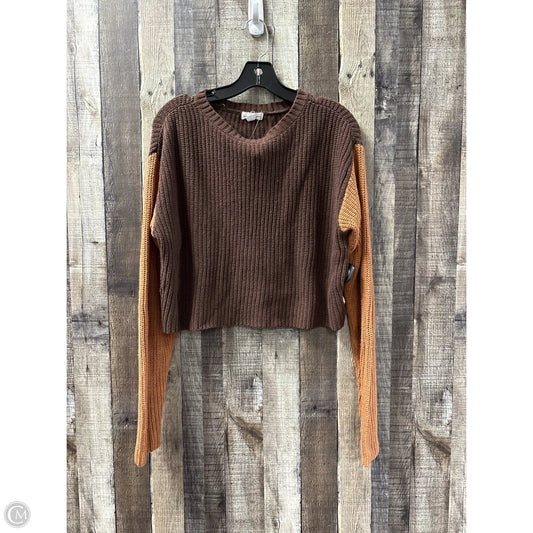 Sweater By Kendall + Kylie In Brown, Size: M