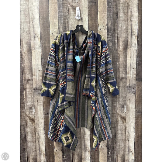 Sweater Cardigan By Ruff Hewn In Multi-colored, Size: 3x