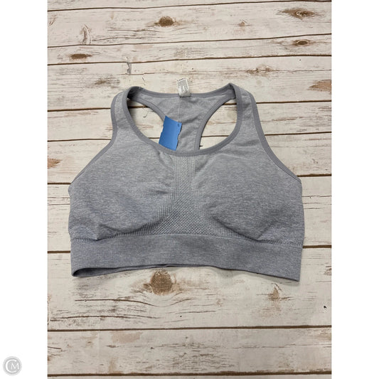 Athletic Bra By 90 Degrees By Reflex In Grey, Size: Xl