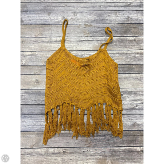 Top Sleeveless By Rock & Roll In Yellow, Size: S