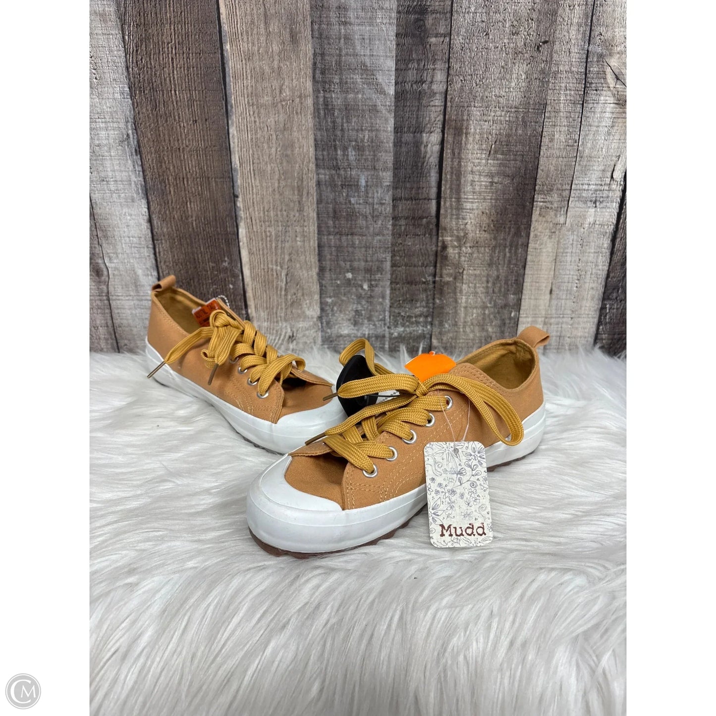 Shoes Sneakers By Mudd In Brown, Size: 6