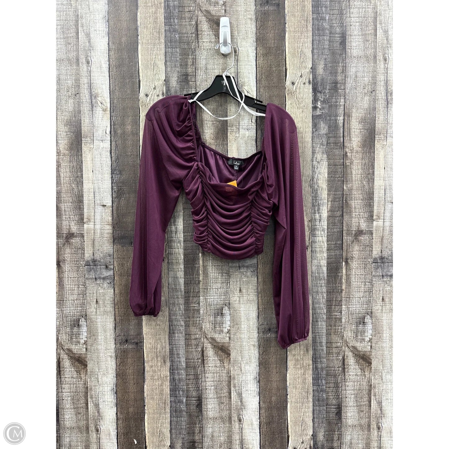 Top Long Sleeve By Lulus In Purple, Size: M