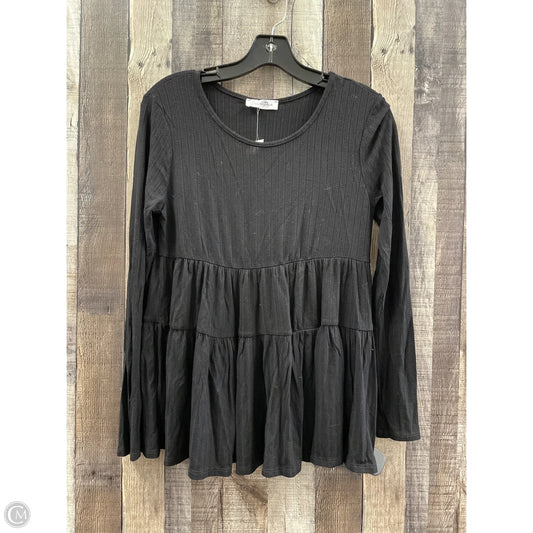 Top Long Sleeve By Cme In Black, Size: Xs
