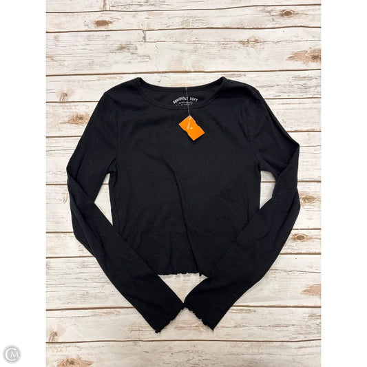 Top Long Sleeve By Aeropostale In Black, Size: L