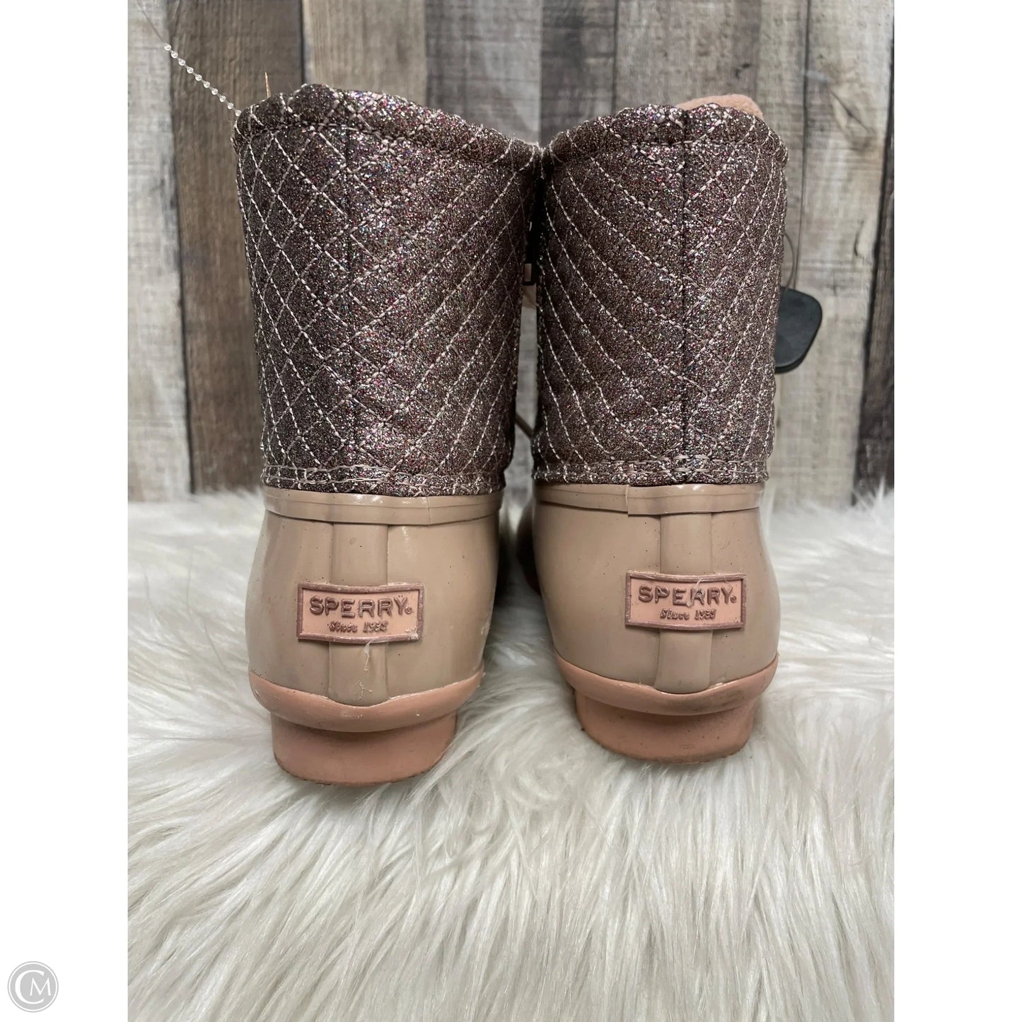 Boots Ankle Heels By Sperry In Pink, Size: 8.5