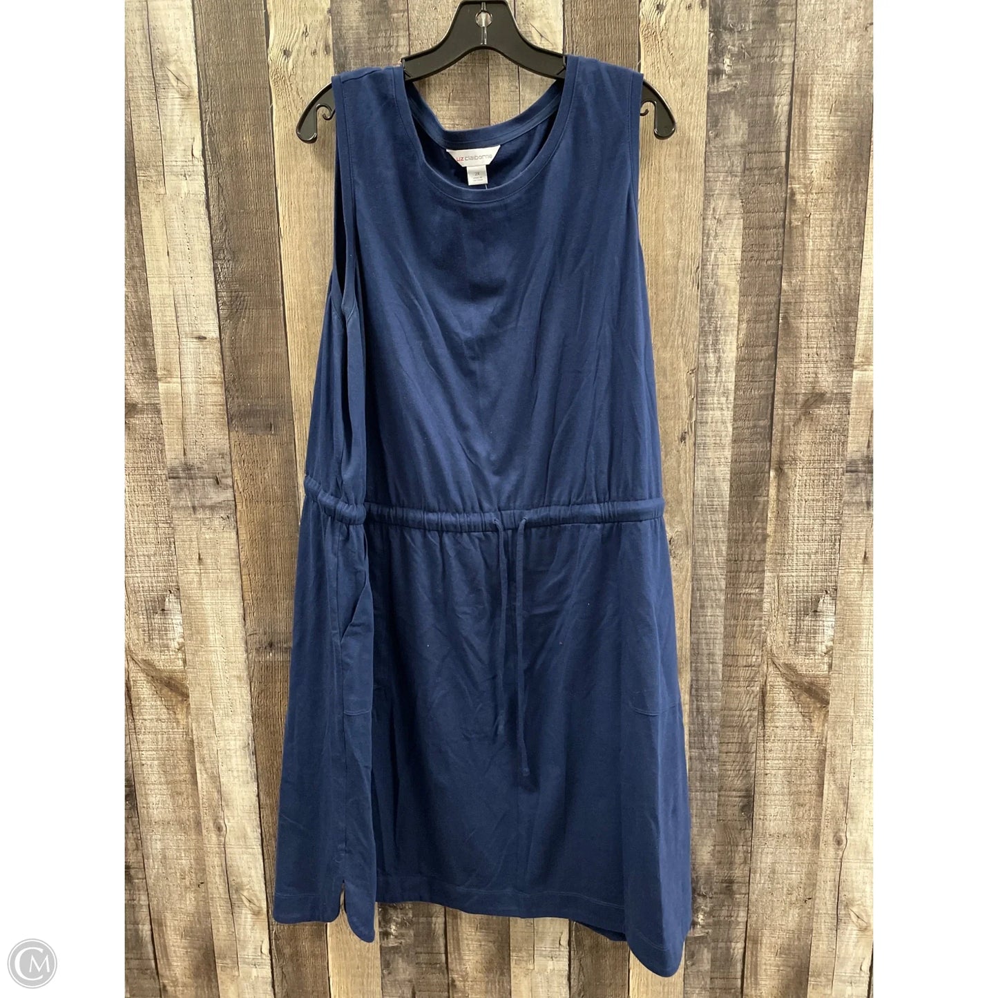 Dress Casual Short By Liz Claiborne In Blue, Size: 2x