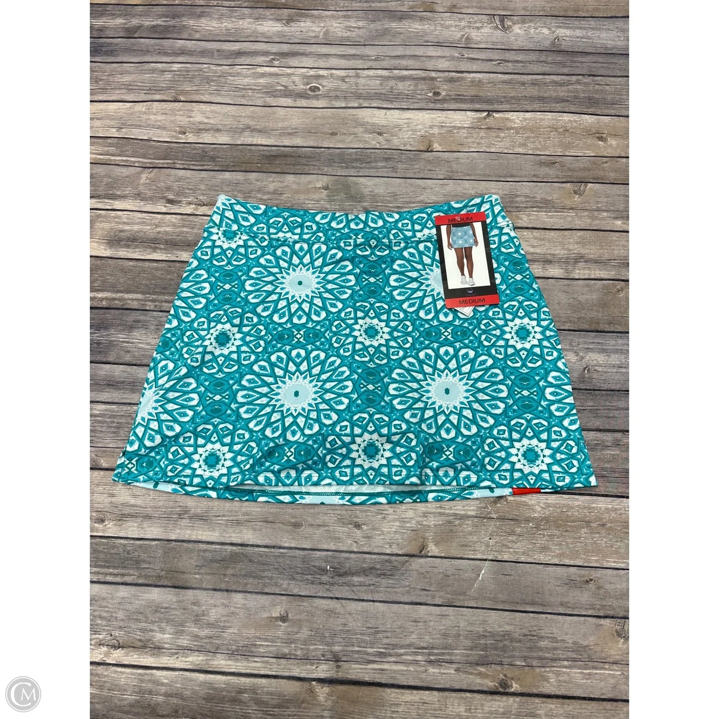 Athletic Skort By Tranquility In Teal, Size: M