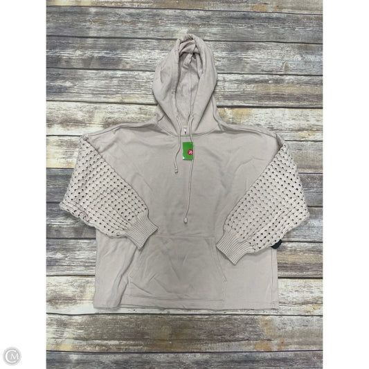 Sweatshirt Hoodie By Time And Tru In Cream, Size: Xl