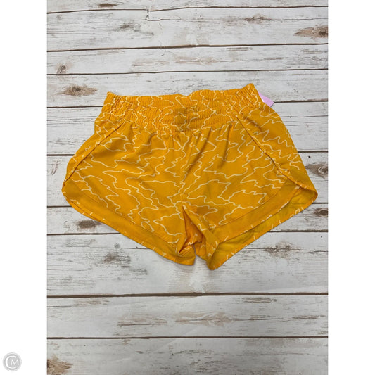 Athletic Shorts By Athleta In Yellow, Size: S