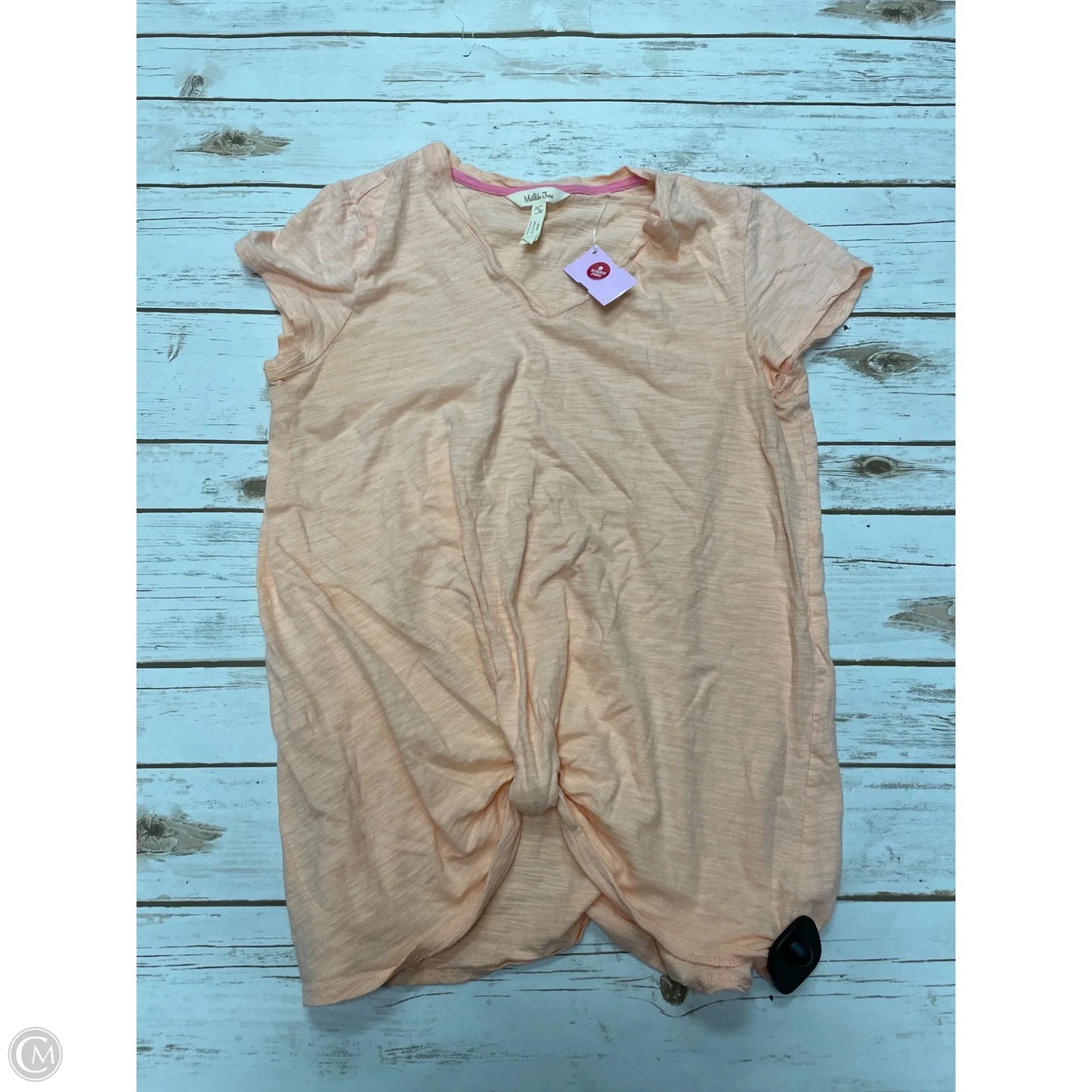 Top Short Sleeve By Matilda Jane In Coral, Size: S