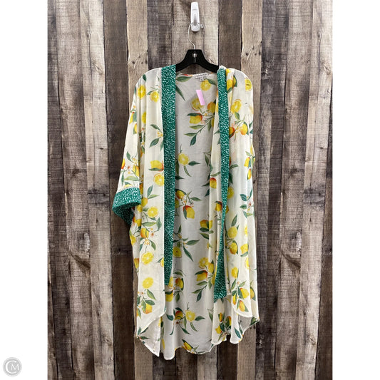 Cardigan By Ophelia Roe In Yellow, Size: 2x