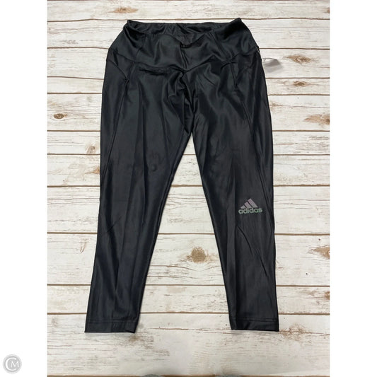 Athletic Leggings By Adidas In Black, Size: 1x