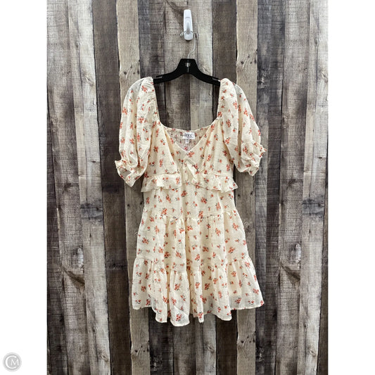 Dress Casual Short By Trixxi In Cream, Size: M