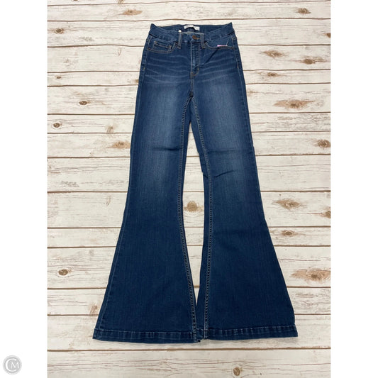 Jeans Flared By Bke In Blue Denim, Size: 0