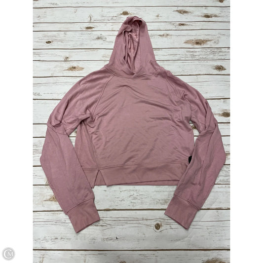 Athletic Top Long Sleeve Hoodie By All In Motion In Pink, Size: S