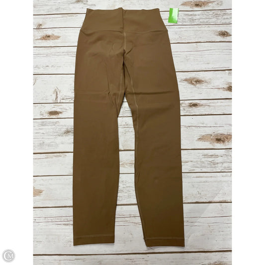 Athletic Leggings By Cme In Tan, Size: S