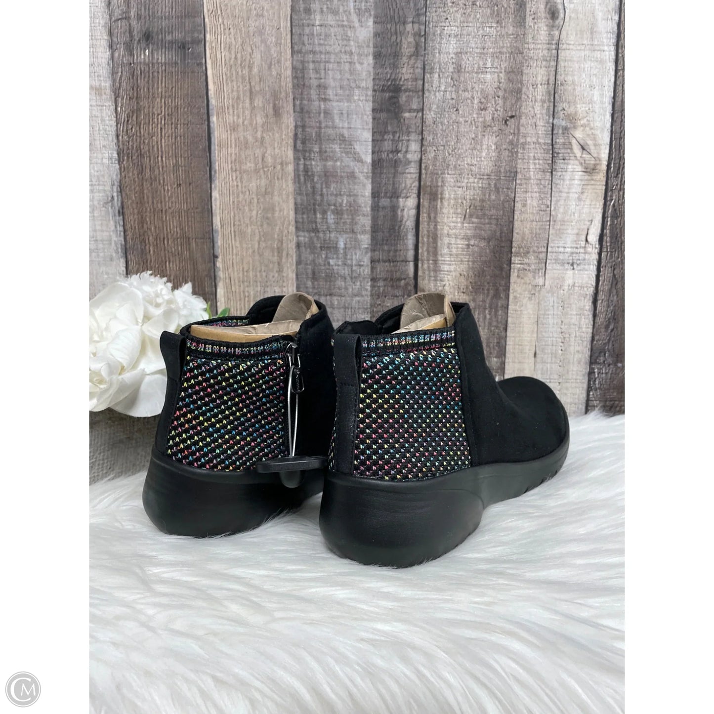 Boots Ankle Flats By Bzees In Multi-colored, Size: 8