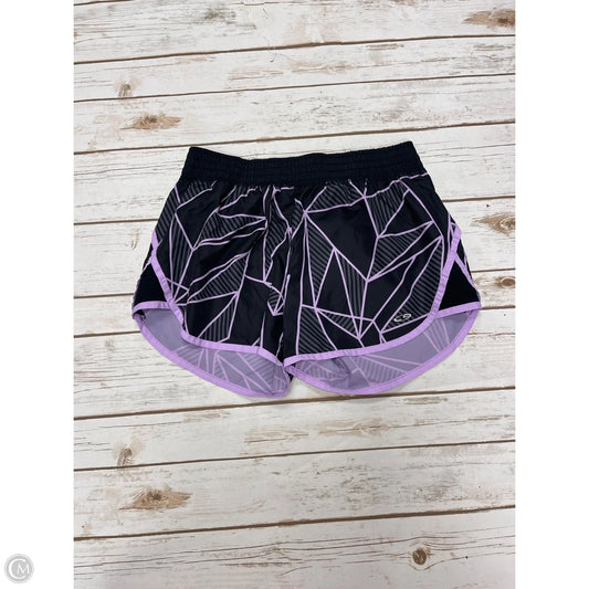 Athletic Shorts By Champion In Black & Purple, Size: M