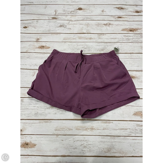 Athletic Shorts By Zyia In Purple, Size: Xl