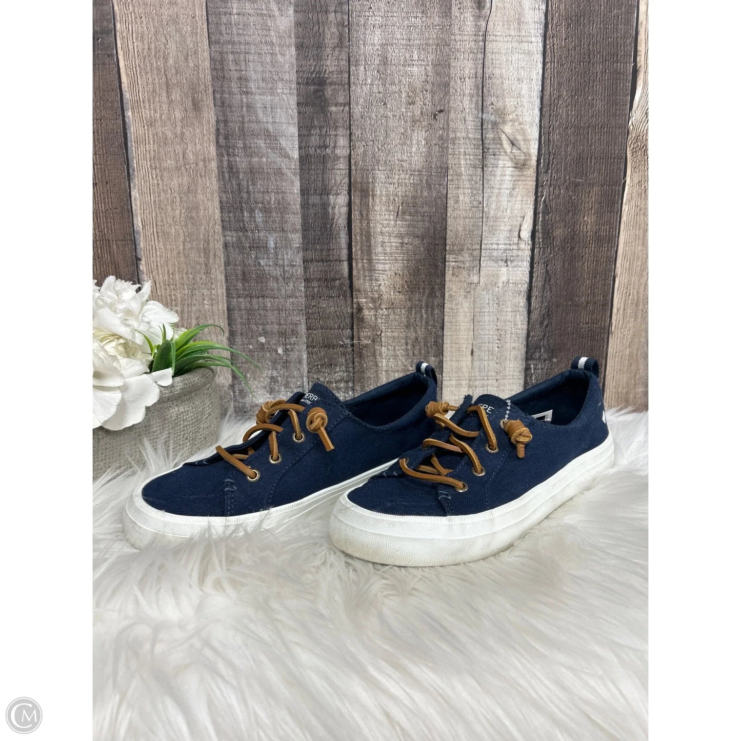 Shoes Sneakers By Sperry In Navy, Size: 6.5