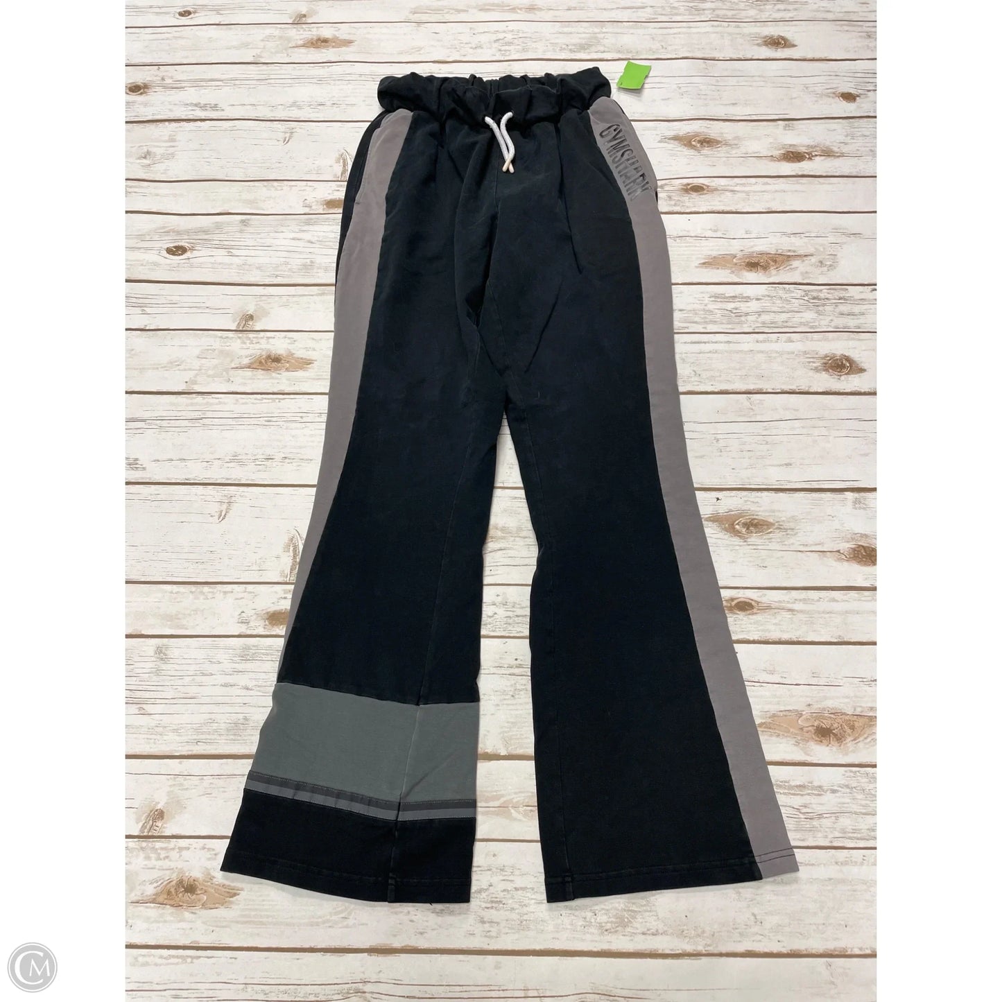 Athletic Pants By Gym Shark In Black & Grey, Size: S