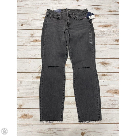 Jeans Skinny By Gap In Grey Denim, Size: 10