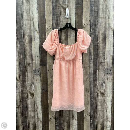 Dress Casual Short By Cme In Pink, Size: L