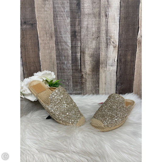 Shoes Designer By Tory Burch In Gold, Size: 6