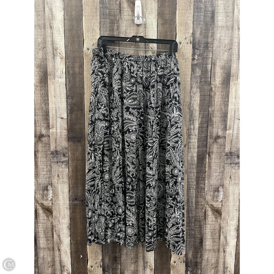 Skirt Maxi By Cathy Daniels In Black & White, Size: 3x