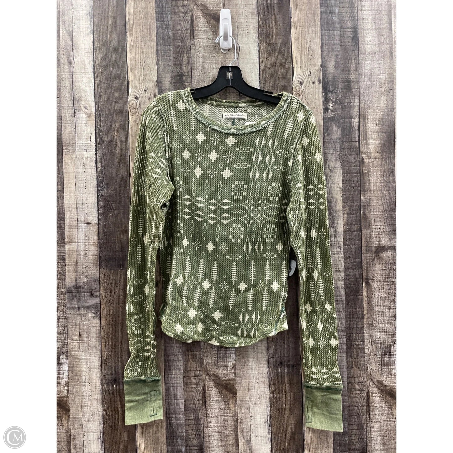 Top Long Sleeve By We The Free In Green, Size: L