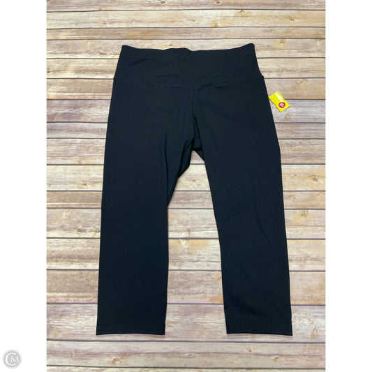 Athletic Leggings By Nike In Black, Size: 1x