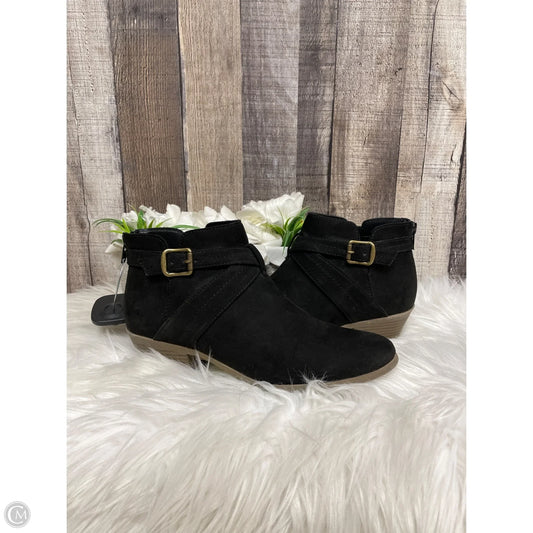 Boots Ankle Heels By Ana In Black, Size: 6