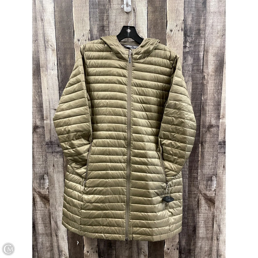 Coat Puffer & Quilted By Eddie Bauer In Bronze, Size: L