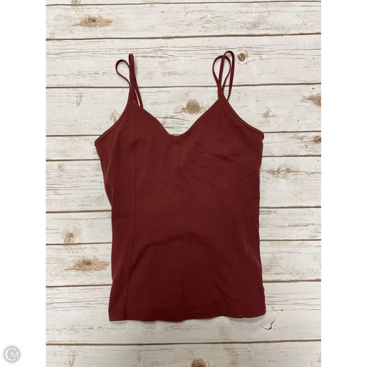 Athletic Tank Top By Lululemon In Bronze, Size: M